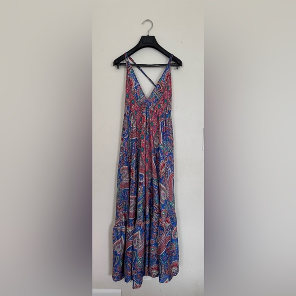 Colorful Paisley Maxi Dress - Picture 2 of 7